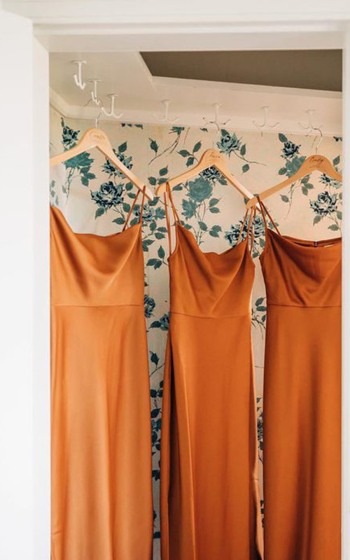 15+ Burnt Orange Bridesmaid Dresses + FAQs