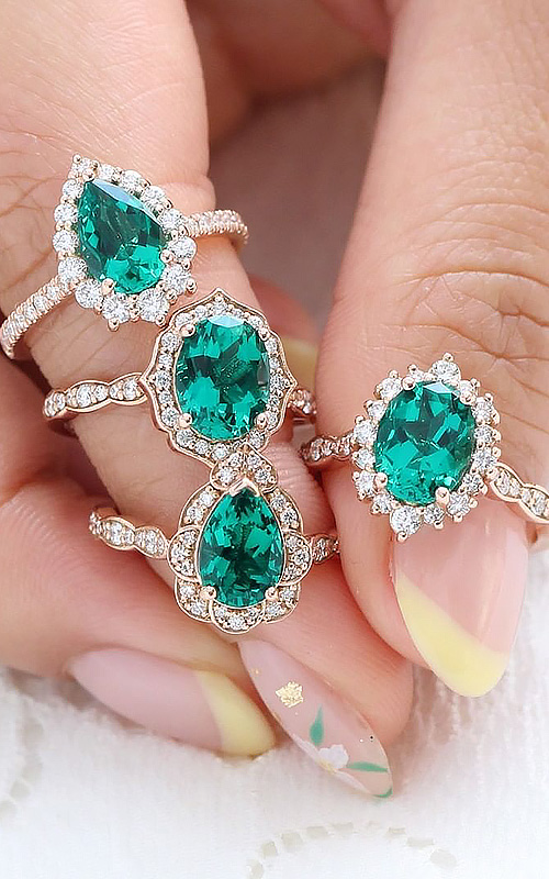 Emerald Engagement Rings: Captivating Love in Lush Green Hues