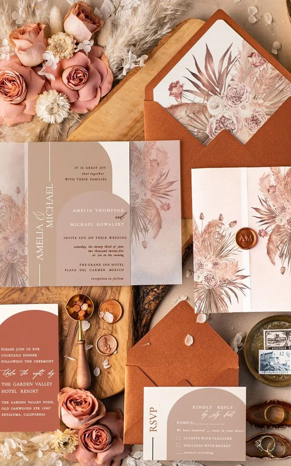 Fall Wedding Invitations To Complement Your Wedding Stationery